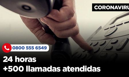 mas de 550 consultas en un dia al 0800 de la provincia por el virus covid-19 mas de 550 consultas en un dia al 0800 de la provincia por el virus covid-19