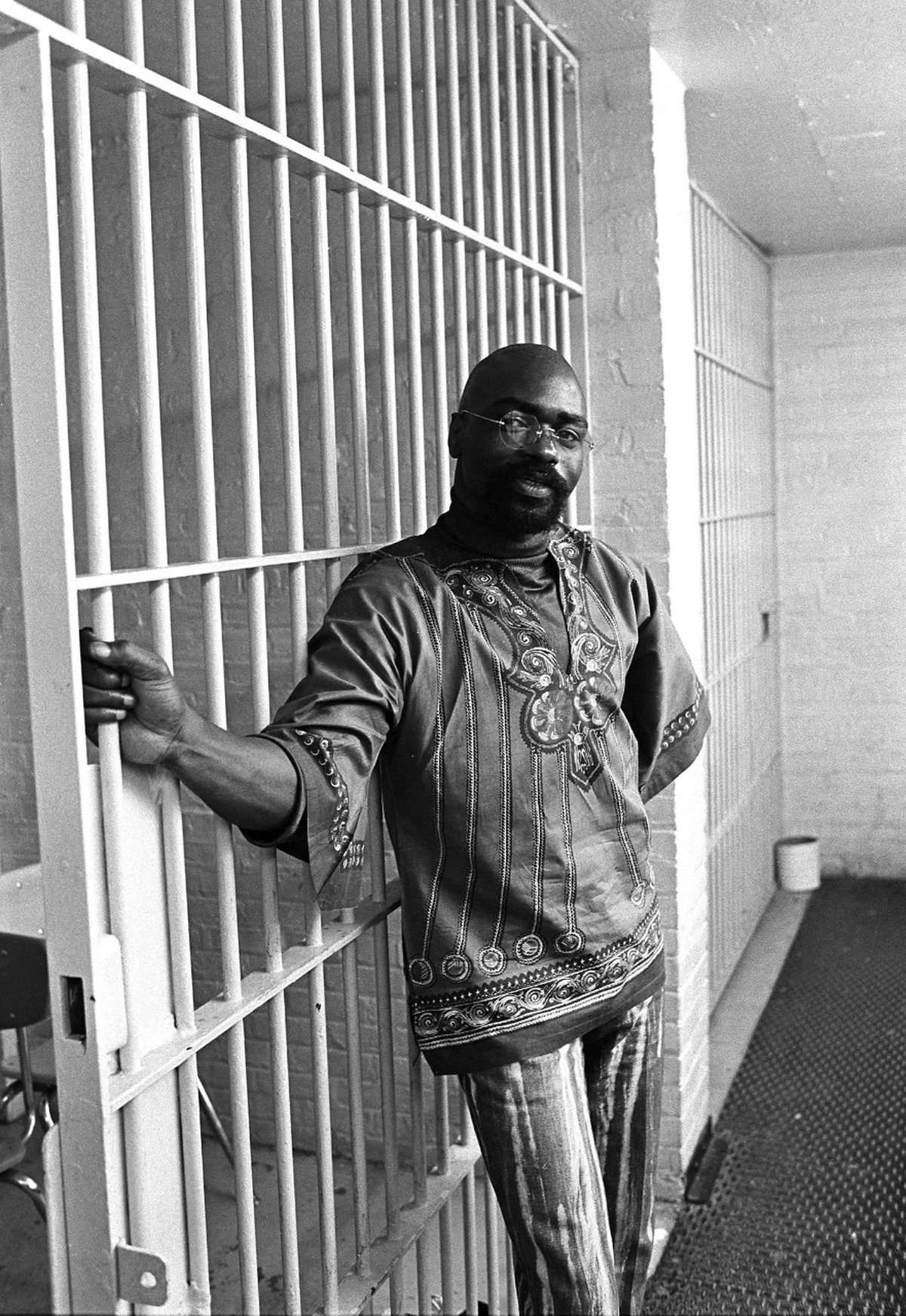 Carter en la prisión estatal de Nueva Jersey, en 1974. Amnistía Internacional lo describió como un