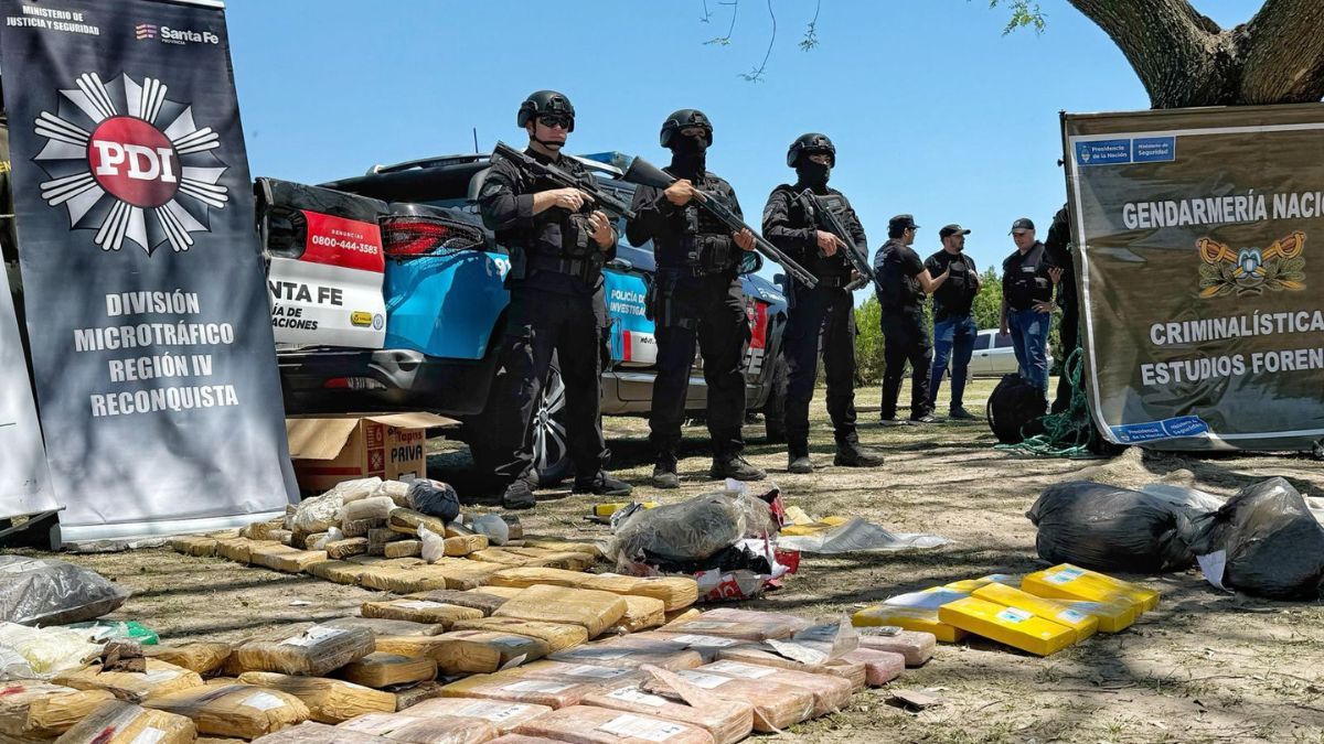 Fueron 300 kilogramos de marihuana