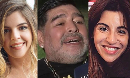 Las hijas de Claudia Villafañe y Diego Maradona se expresaron en sus redes después de la polémica que se generó por las imágenes que compartió una mujer.
