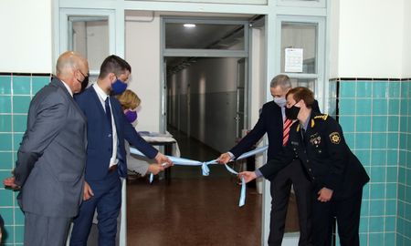 El centro de aislamiento por coronavirus tiene espacio para alojar a 50 agentes policiales. El centro de aislamiento por coronavirus tiene espacio para alojar a 50 agentes policiales.