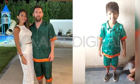 Cristina Ibáñez le hizo a su nieto un traje muy parecido al que Lionel Messi usó en Año Nuevo y ahora le llueven los encargues. Cristina Ibáñez le hizo a su nieto un traje muy parecido al que Lionel Messi usó en Año Nuevo y ahora le llueven los encargues.