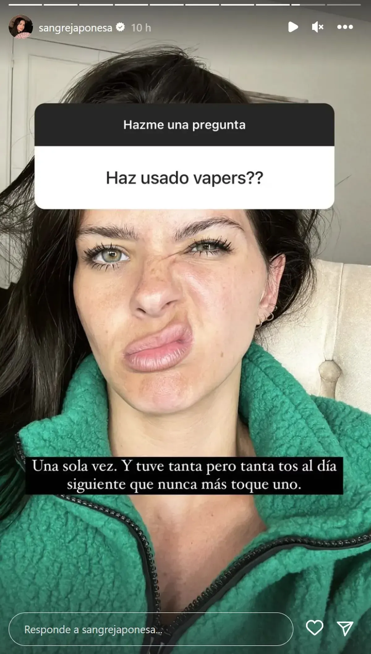 La China Suárez habló en contra de los vaporizadores o vapers. La China Suárez habló en contra de los vaporizadores o vapers.