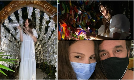 Pampita visitó el santuario de la Virgen Desatanudos en México para agradecer por su embarazo Pampita visitó el santuario de la Virgen Desatanudos en México para agradecer por su embarazo