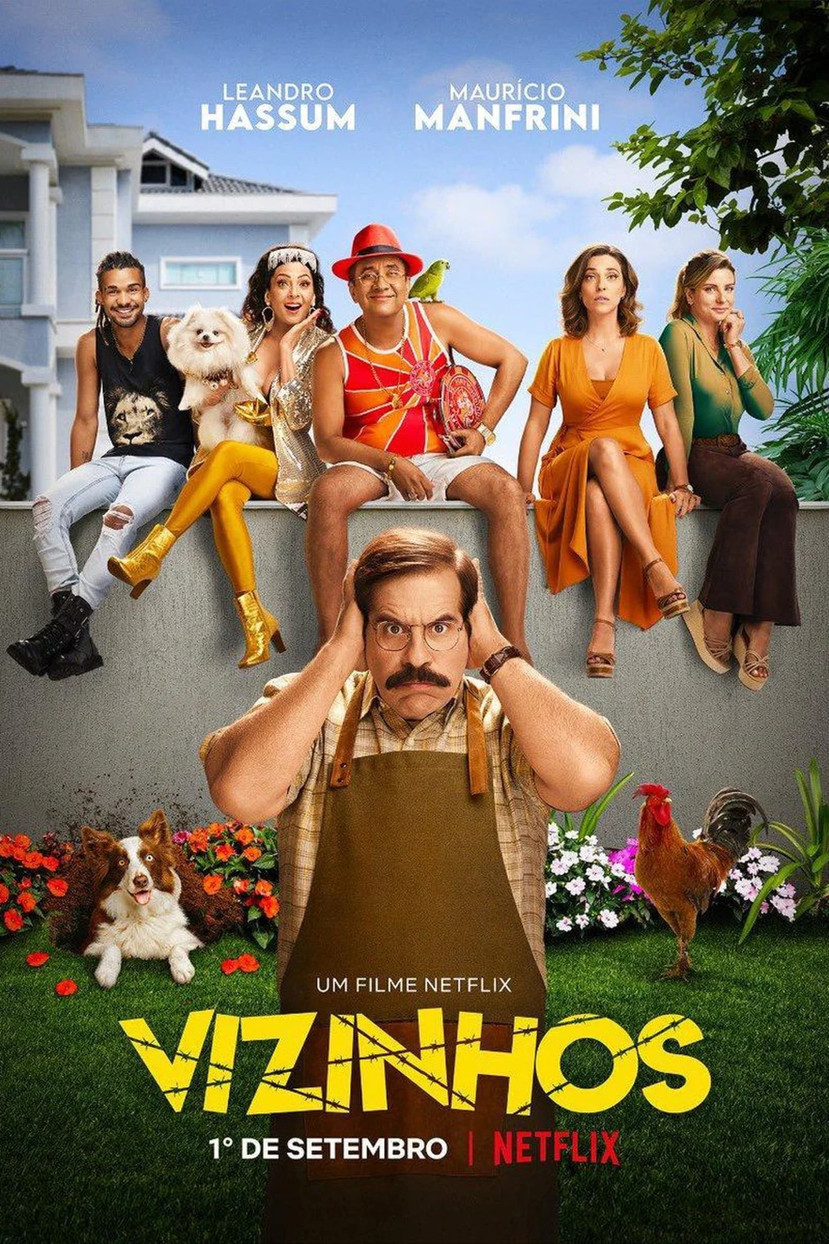 Póster oficial de "Vecinos" en Netflix.
