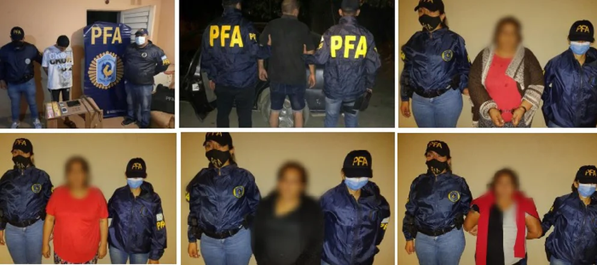 Seis personas fueron detenidas. A uno de ellos le dictaron la falta de mérito y hay un prófugo