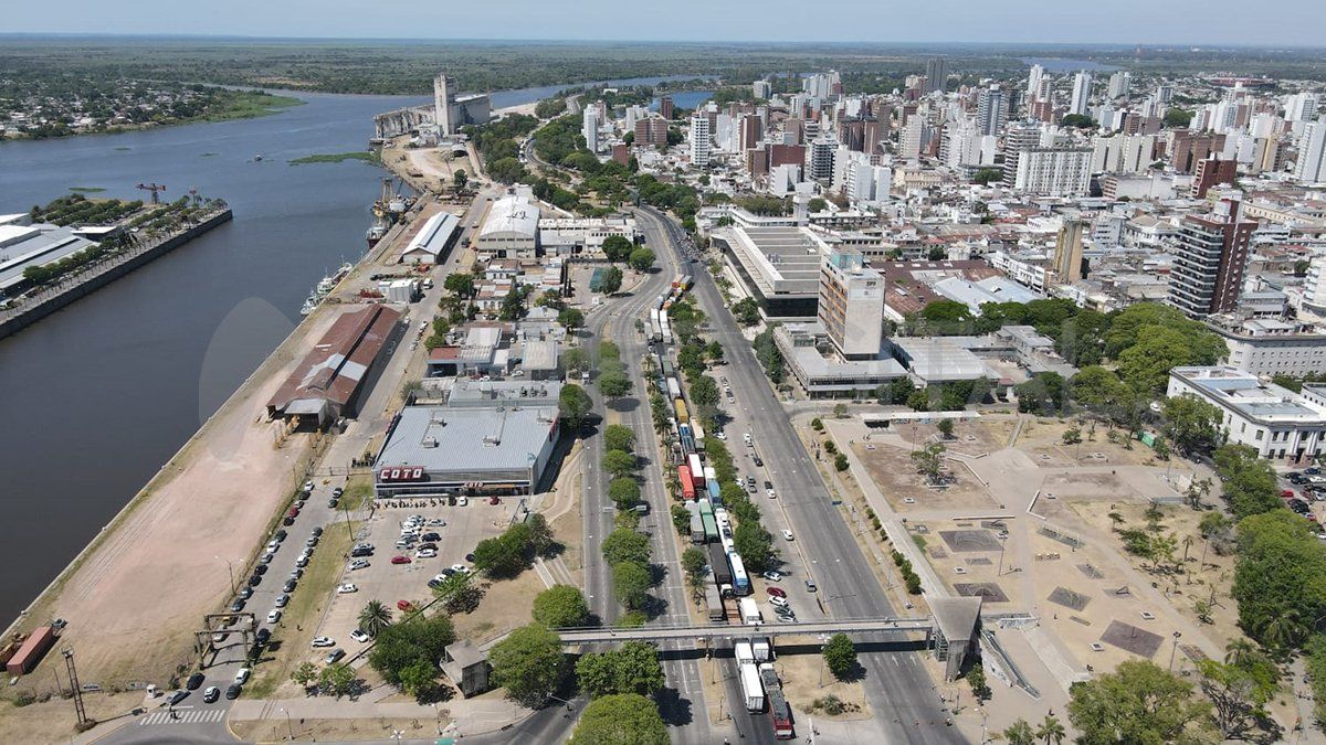 Hubo largas filas de camiones.