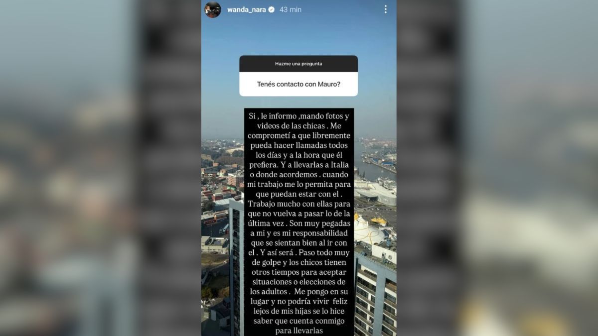 Wanda Nara utilizó sus redes sociales para responder las dudas de sus seguidores. Wanda Nara utilizó sus redes sociales para responder las dudas de sus seguidores.