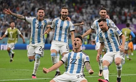 El delantero de la Selección Argentina fue el autor del penal que le permitió al equipo de Lionel Scaloni estar entre los cuatro mejores del Mundial de Qatar 2022. El delantero de la Selección Argentina fue el autor del penal que le permitió al equipo de Lionel Scaloni estar entre los cuatro mejores del Mundial de Qatar 2022.