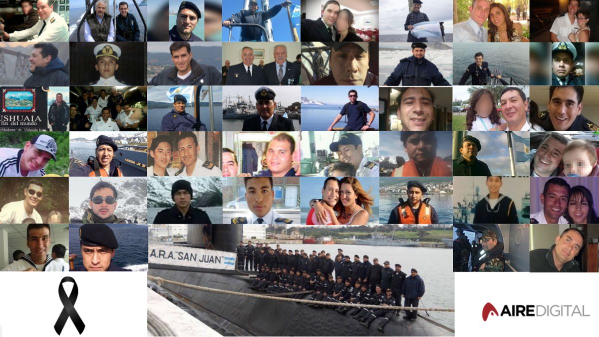 Uno por uno, los 44 héroes del ARA San Juan