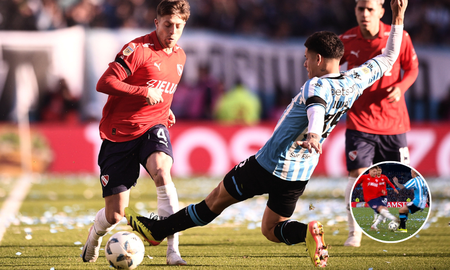 El planchazo de Federico Vera que le valió la expulsión en el clásico entre Independiente y Racing El planchazo de Federico Vera que le valió la expulsión en el clásico entre Independiente y Racing