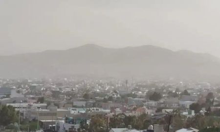 Alerta rojo por vientos en Comodoro Rivadavia. Gentileza ADN Sur. Alerta rojo por vientos en Comodoro Rivadavia. Gentileza ADN Sur.