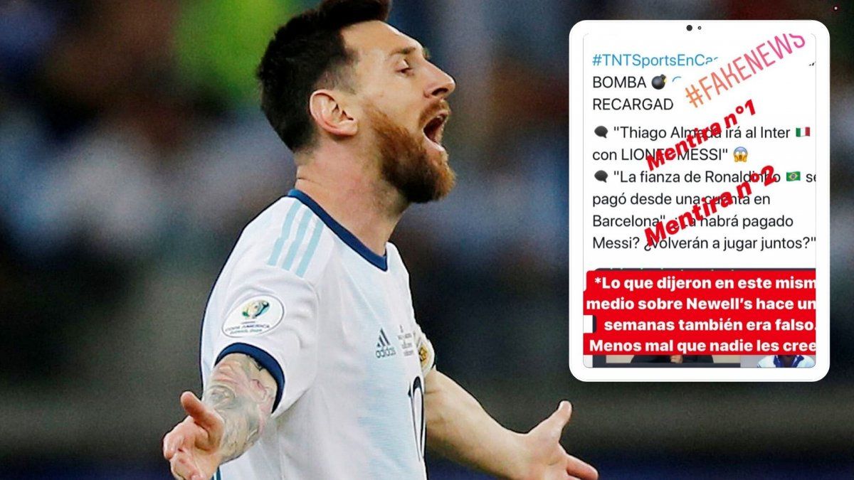 ¡Se calentó Messi! Desmintió dos informaciones en redes sociales