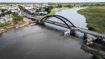 Nuevo Puente Santa Fe - Santo Tomé: cómo impacta la altura del río Salado en la obra
