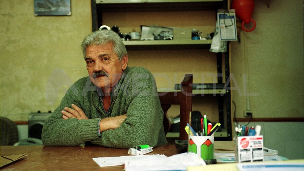 Mario Fendrich retratado por José Almeida en el año 2003.