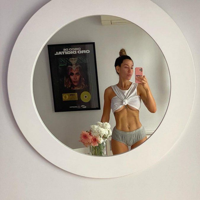 A Jimena Barón casi se le escapa la delantera.