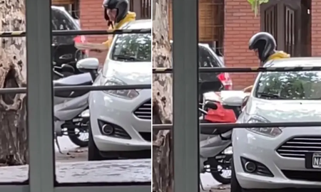 Video: un cliente de delivery se llevó una inesperada sorpresa luego de pedir una pizza. Video: un cliente de delivery se llevó una inesperada sorpresa luego de pedir una pizza.