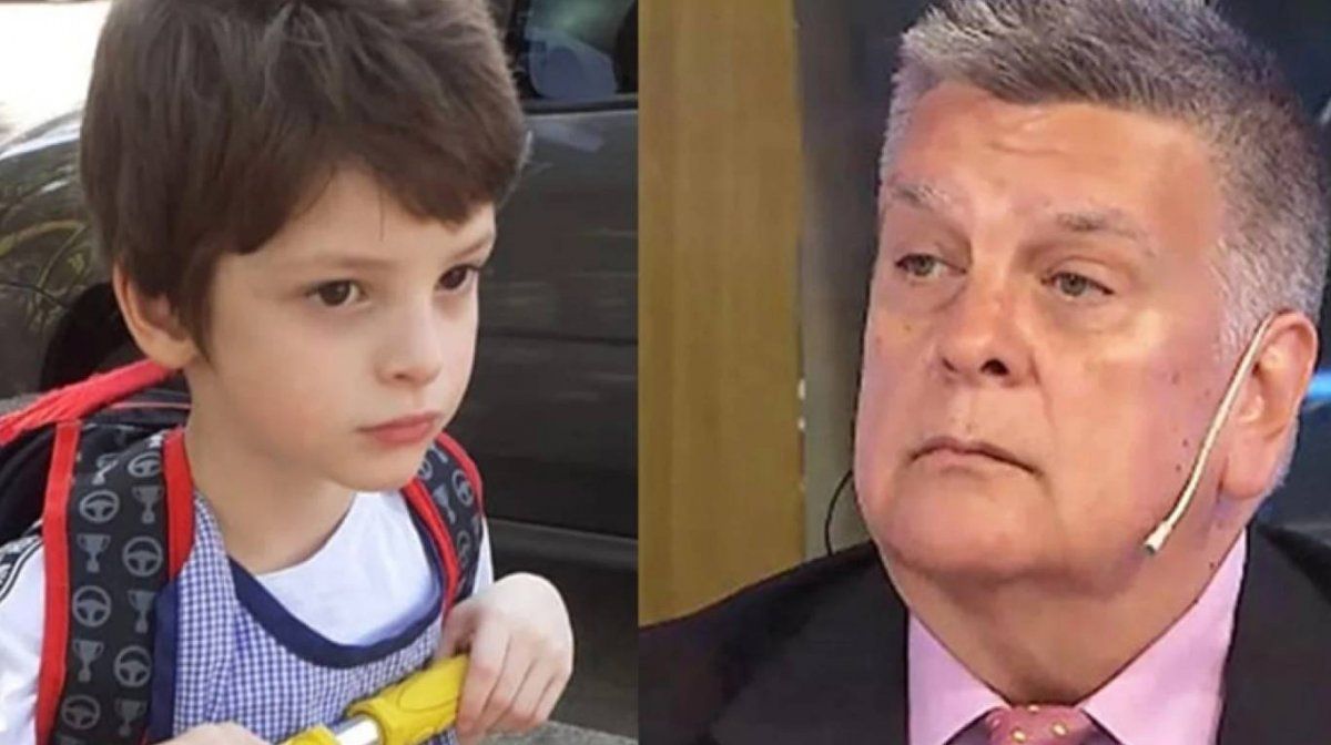 Luis Ventura se mostró muy preocupado por el nene.