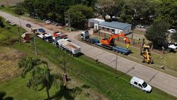 El Gobierno Provincial puso en marcha la repavimentación de 3.400 metros, entre Ruta Nacional N° 11 y Ruta 2, y la construcción de una rotonda en el cruce de la 2 y la 5.