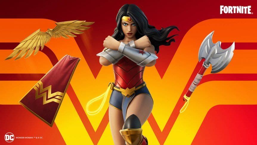 Fortnite: precios y objetos de la skin Wonder Woman.
