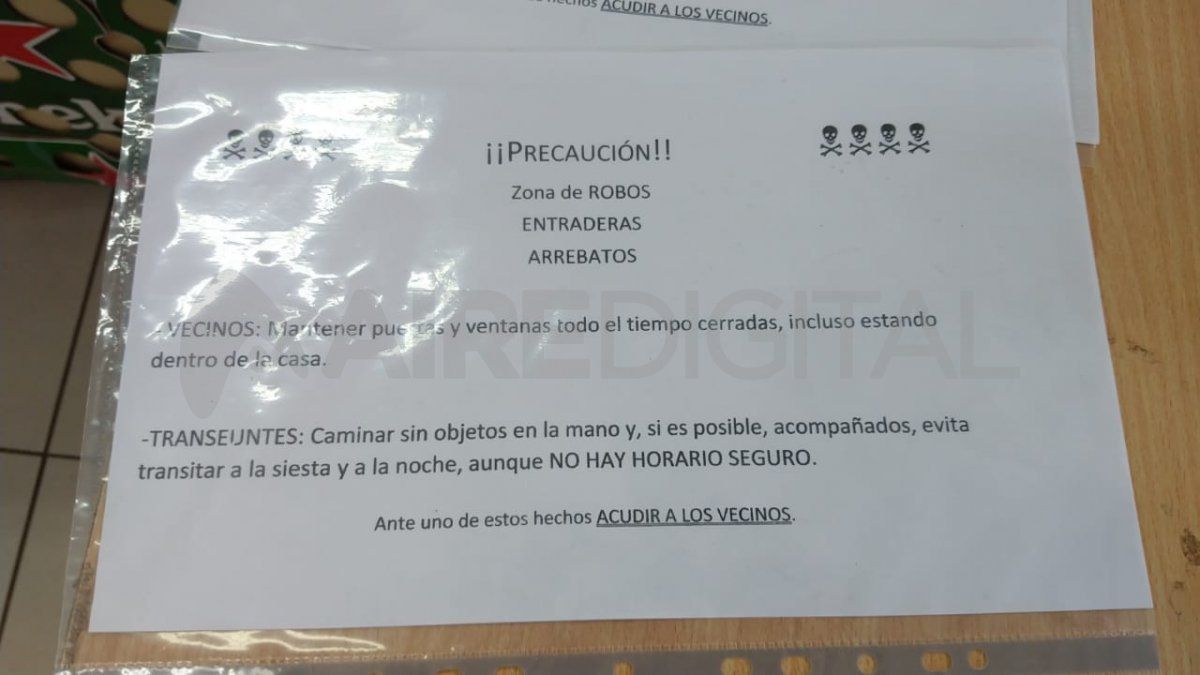 Los vecinos pusieron 