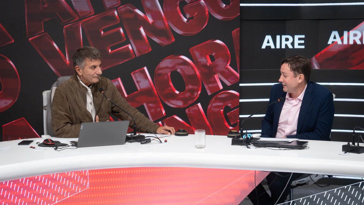 El senador Esteban Motta durante la entrevista en el programa Ahora Vengo de AIRE. El senador Esteban Motta durante la entrevista en el programa Ahora Vengo de AIRE.