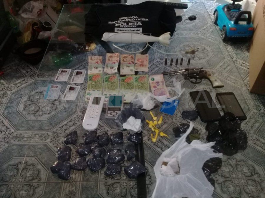 El material estupefaciente fue secuestrado en la peluquería y en la vivienda de Penz