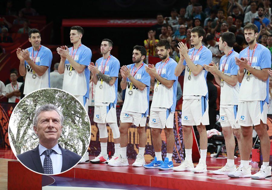 Macri recibió a parte del plantel de la Selección Argentina de Básquet, subcampeona del mundial de China