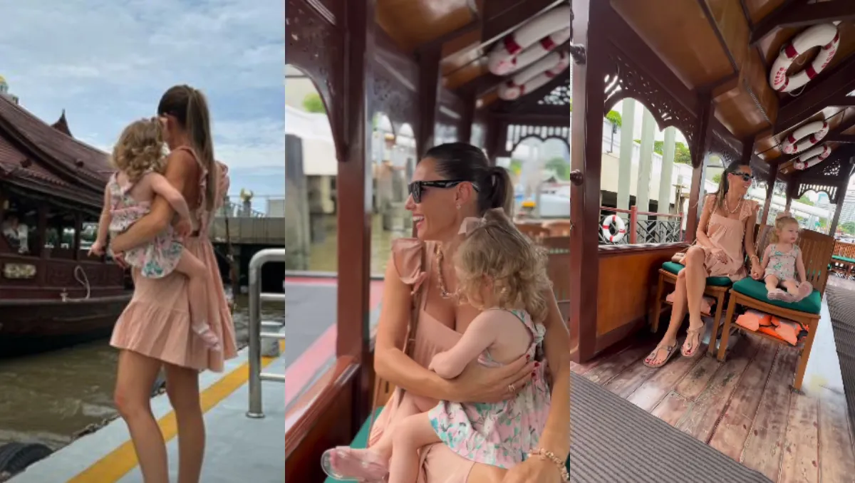 El viaje paradisiaco de Pampita junto a Ana García Moritán. El viaje paradisiaco de Pampita junto a Ana García Moritán.