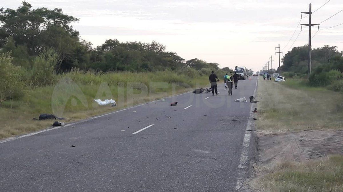 El accidente ocurrió en la ruta provuincial N°1 a la altura de Colonia Francesa.&nbsp;
