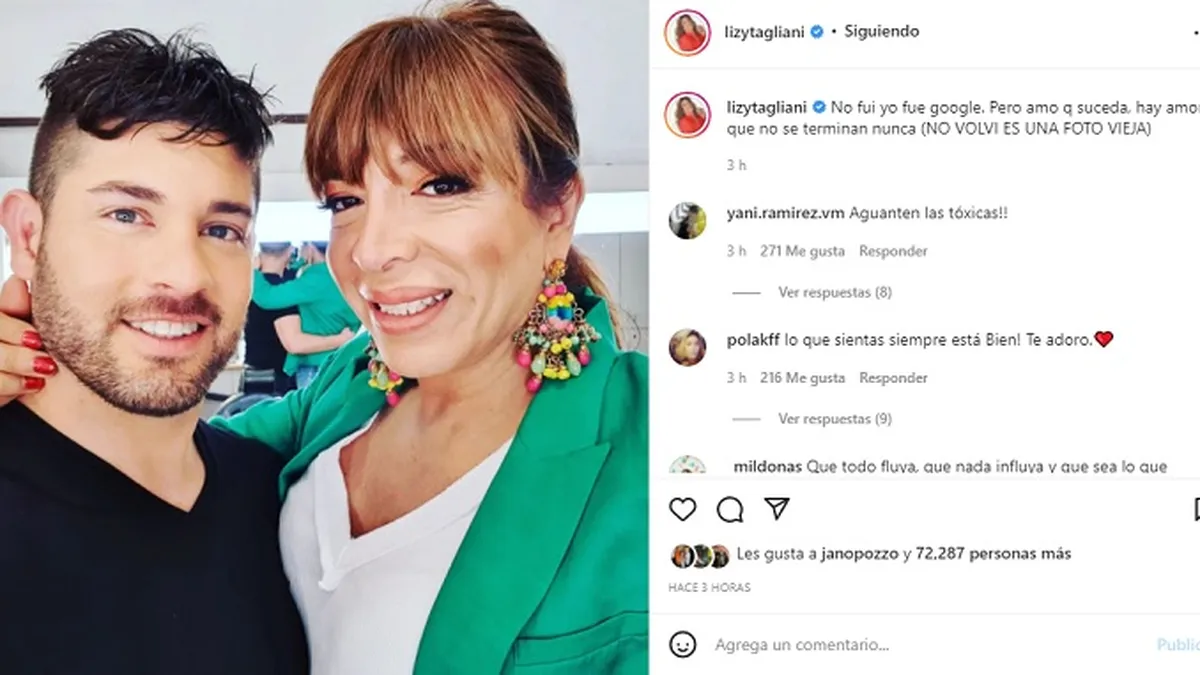 “No fui yo, fue Google. Pero amo que suceda, hay amores que no se terminan nunca”.