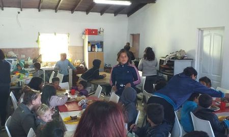un comedor comunitario de merlo recibe donaciones via codigo qr un comedor comunitario de merlo recibe donaciones via codigo qr