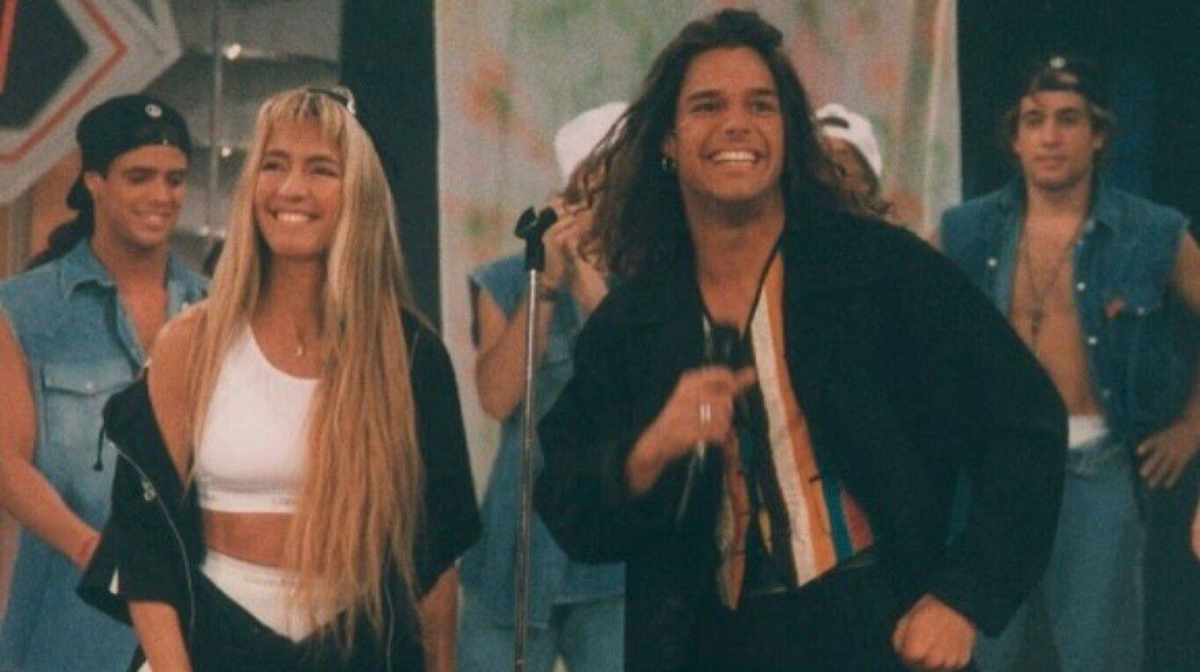 Cris Morena con Ricky Martin en "Jugate conmigo" Cris Morena con Ricky Martin en "Jugate conmigo"