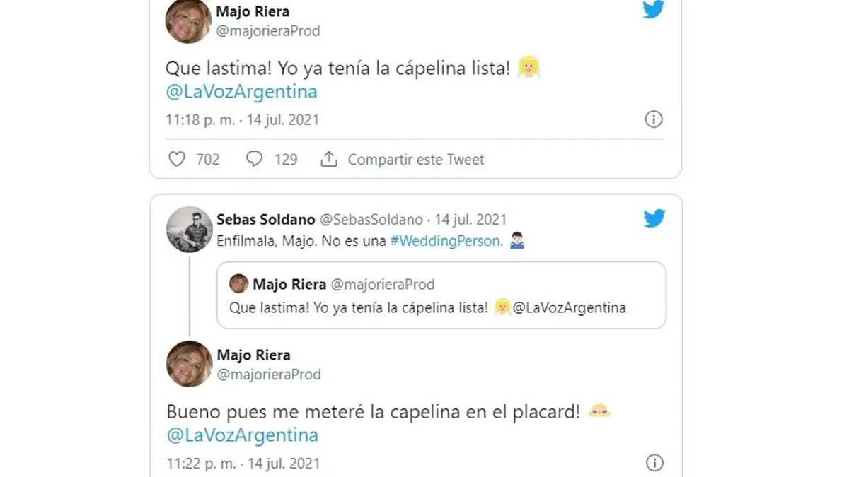 Majo Riera, la mamá de Lali, le mandó un mensaje por Tiwtter