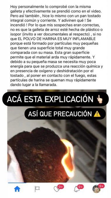 El susto de Alejandra Maglietti/Foto: Instagram 