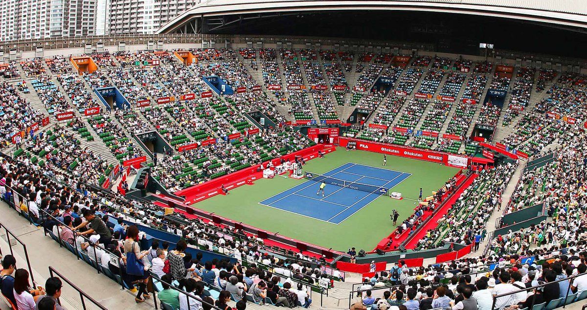 El estadio principal del ATP 500&nbsp;de Tokio.
