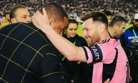 La INCREÍBLE reacción de Will Smith tras saludar a Lionel Messi La INCREÍBLE reacción de Will Smith tras saludar a Lionel Messi