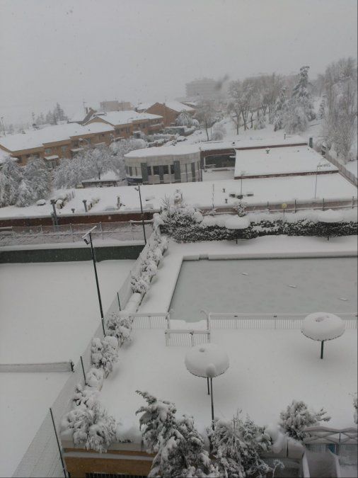 Fotos enviadas por una rosarina que reside en España