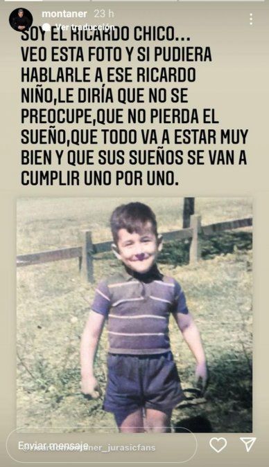 Ricardo Montaner mostró cómo era antes de ser famoso.