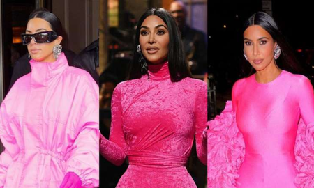 kim kardashian lo sabe: el fucsia es el color del momento kim kardashian lo sabe: el fucsia es el color del momento