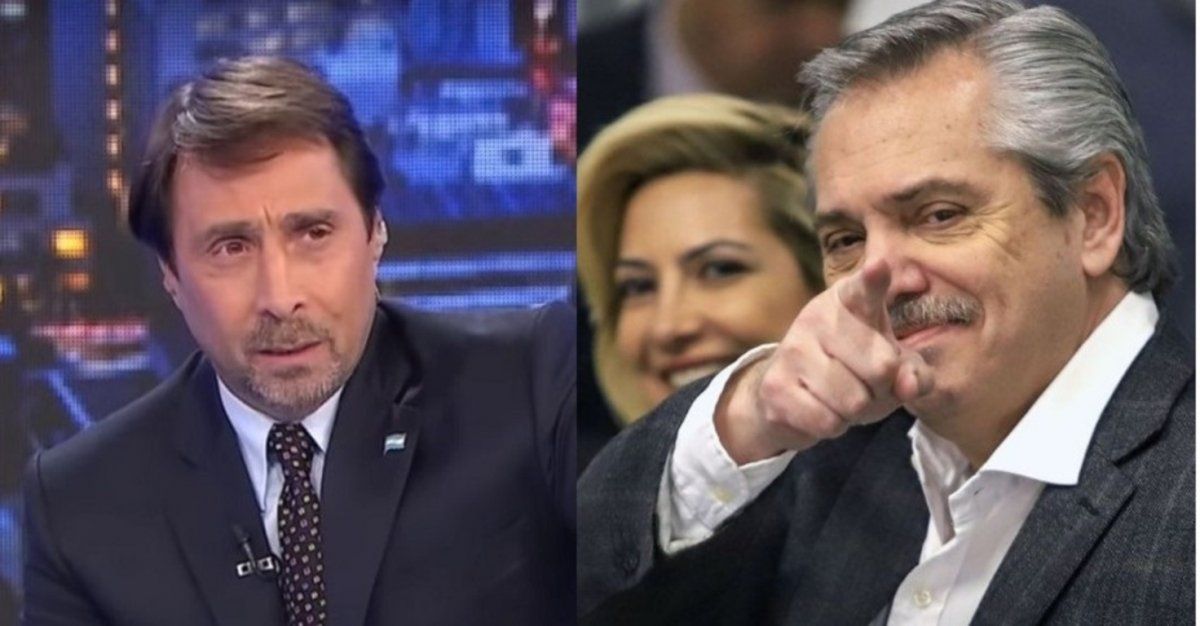 Eduardo Feinmann reveló su charla secreta con Alberto Fernández