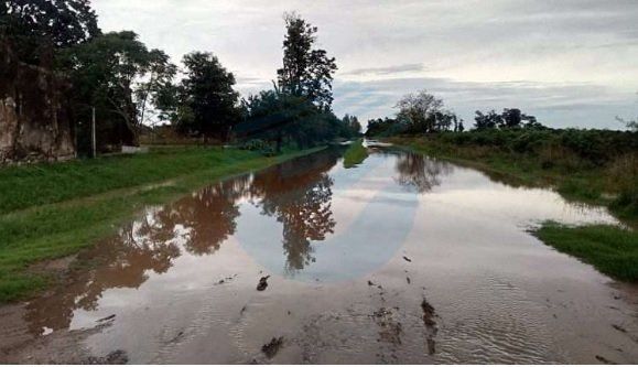 El sector rural sur de Esperanza afectado por el temporal
