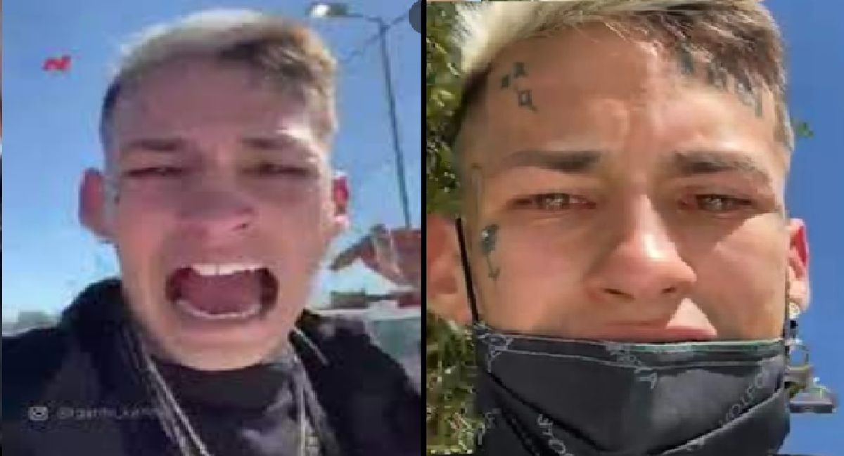 El llanto desconsolado de L-Gante al hablar de su separación con Tamara Báez