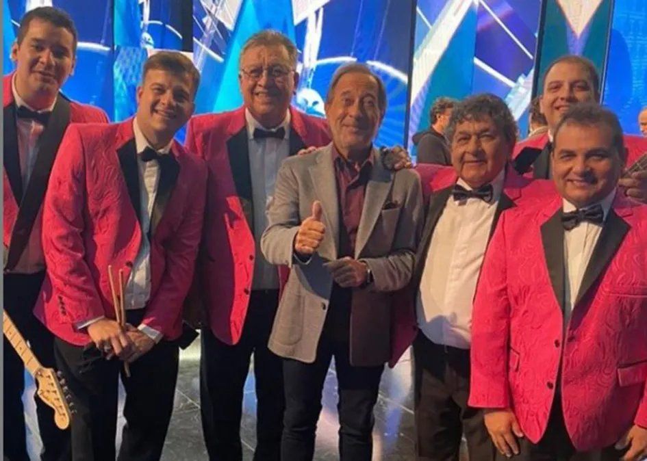 Los Palmeras en la película.