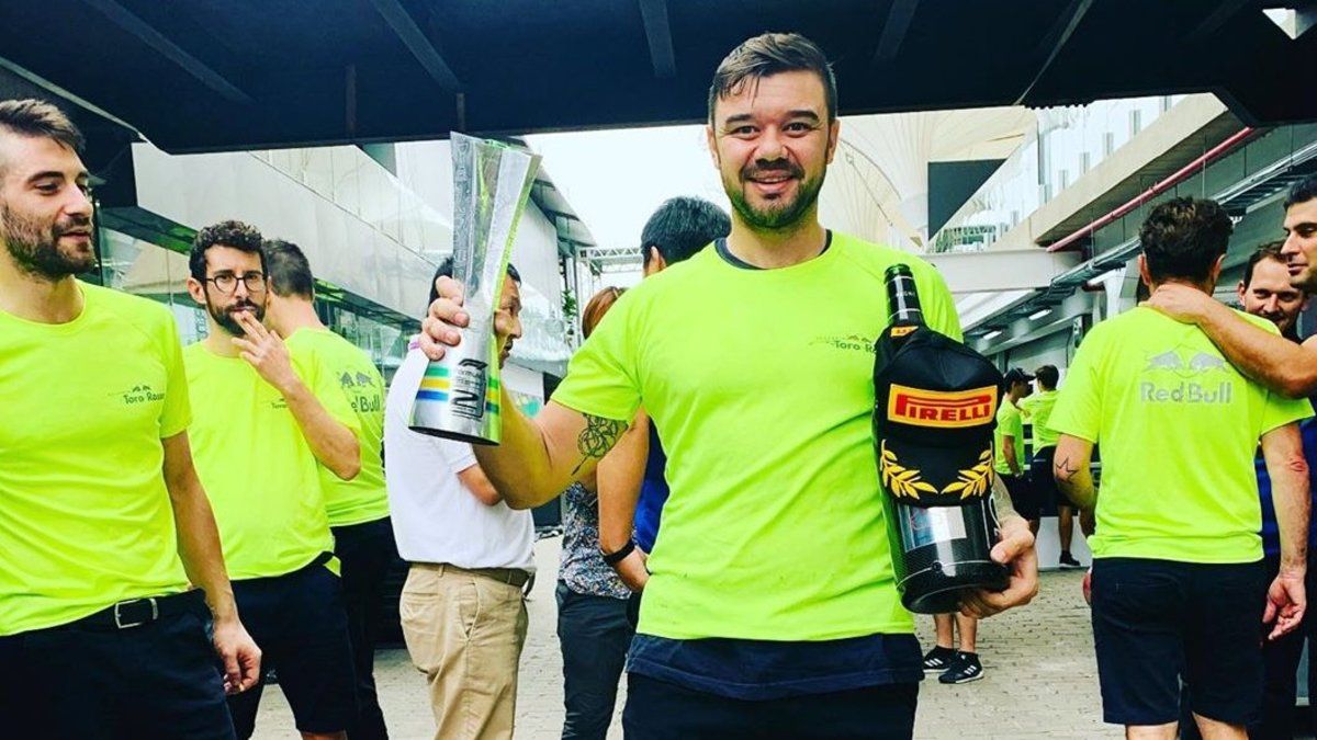 Nicolás Bianco estará presente como mecánico en la escudería Alpha Tauri en esta temporada en la Fórmula 1.