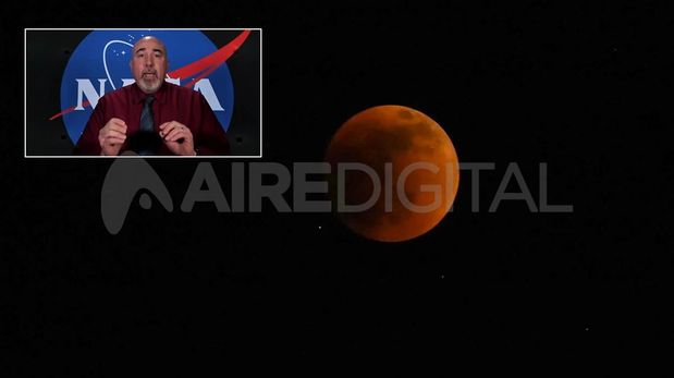 AIRE conversó con el director del orbitador lunar de la NASA, Francisco Andolz, sobre el eclipse total lunar de marzo del 2025.