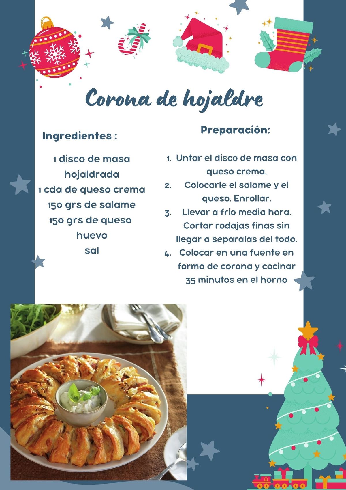 La corona de hojaldre es fácil de hacer en casa y lleva ingredientes sencillos de conseguir. La corona de hojaldre es fácil de hacer en casa y lleva ingredientes sencillos de conseguir. 