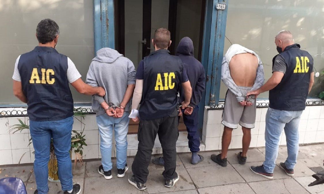 Los detenidos fueron trasladados e identificados en la AIC.&nbsp;