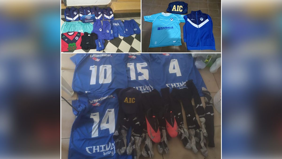 Se presume que el ladrón es un adolescente menor de edad que ingresó al kiosco del club y a los vestuarios, y se llevó golosinas e indumentaria