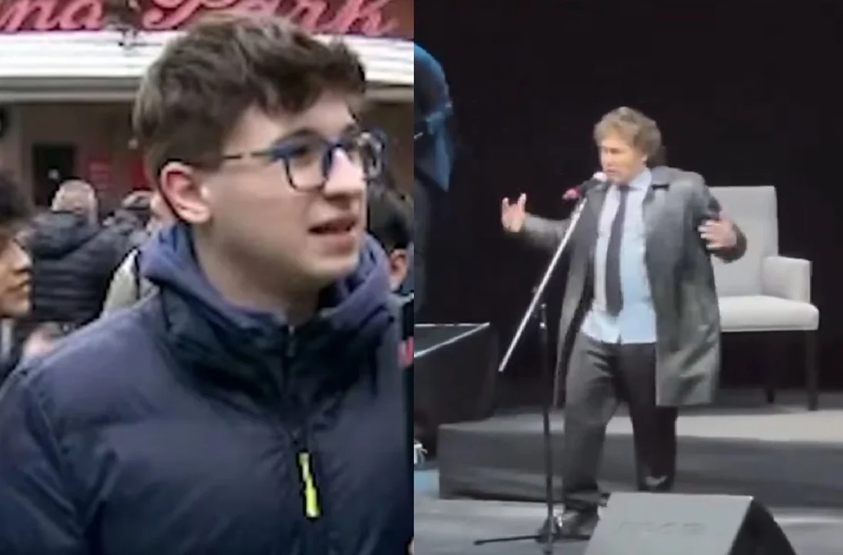 El joven viral que fue al Luna Park: Soy kirchnerista